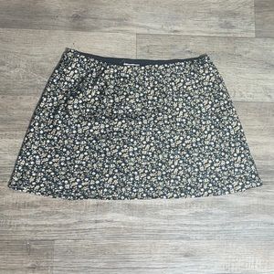 Aeropostale Silky Floral 90s Mini Skirt TikTok Elastic Waist Y2K Fall Winter